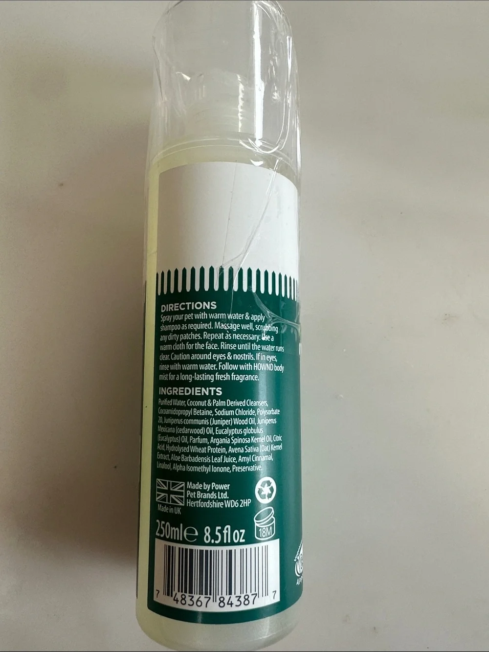 Conditioning Shampoo for Dogs — Eucalyptus & Cedarwood (Green)